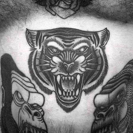 Tattoos - tiger - 128032